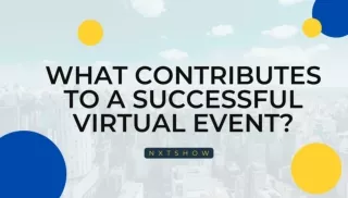 What Contributes to a Successful Virtual Event
