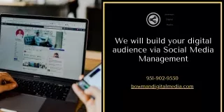 we will build your digital audience via social