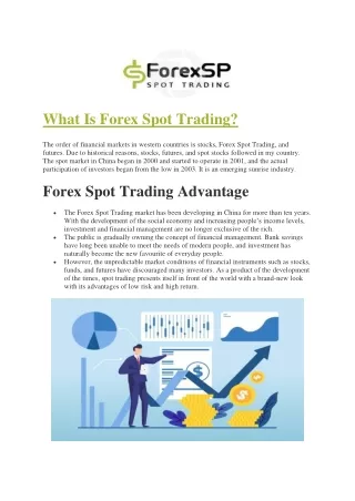 Ever wondered how to make a Forex Spot Trade?