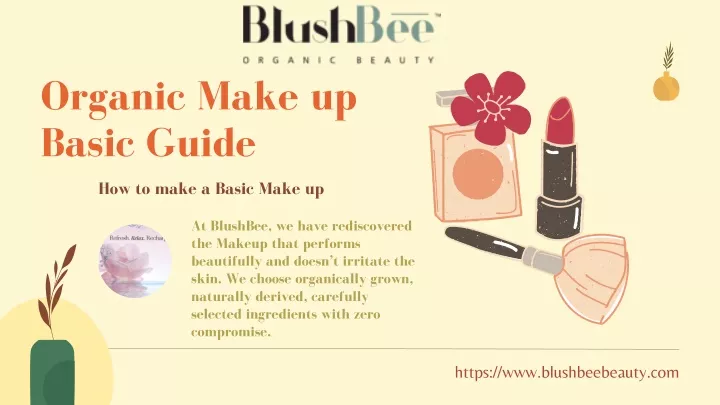organic make up basic guide