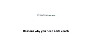 Reasons why you need a life coach
