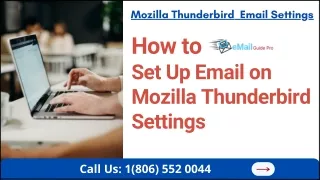 How to Set Up Email on Mozilla Thunderbird