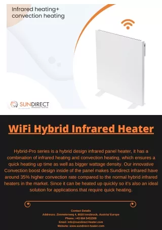 wifi hybrid infrared heater