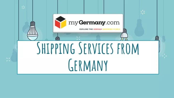 shipping services from germany