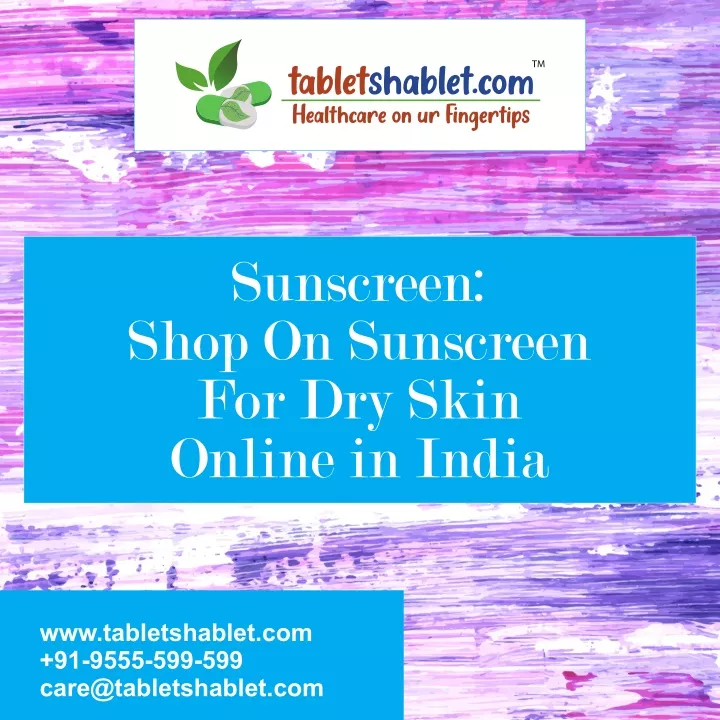 sunscreen shop on sunscreen for dry skin online