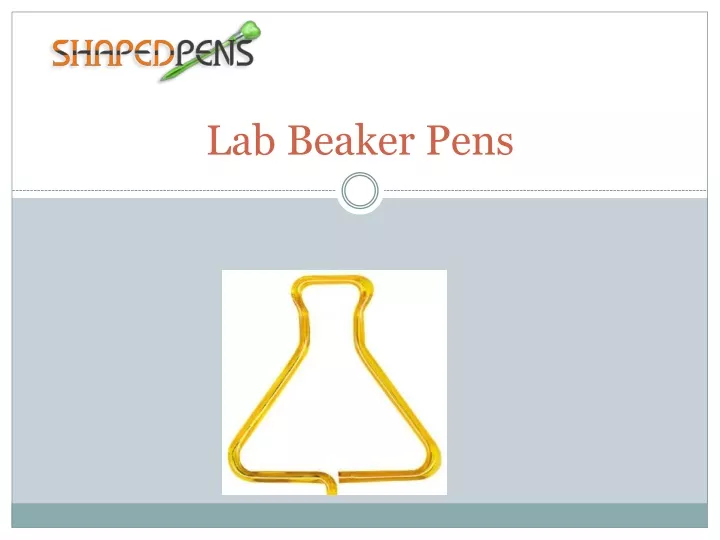 lab beaker pens