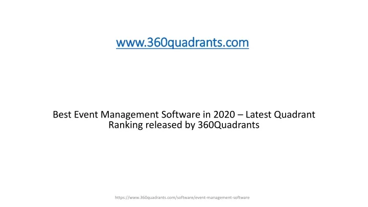 www 360quadrants com