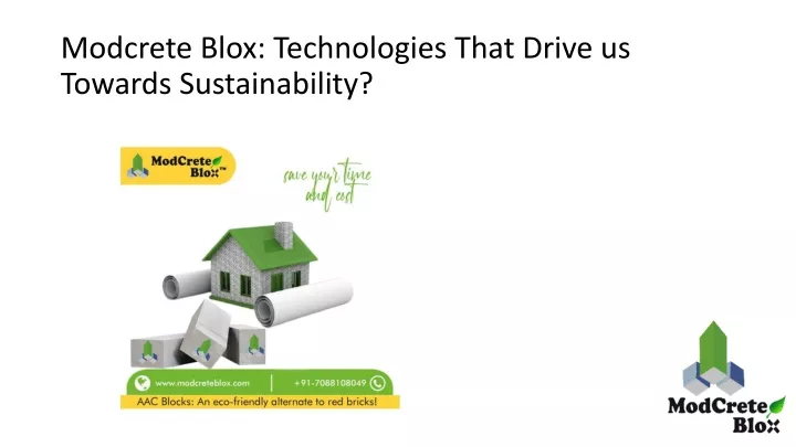 modcrete blox technologies that drive us towards sustainability