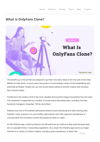 What is OnlyFans Clone