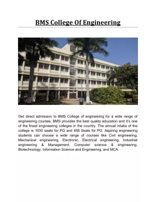 BMS College Of Engineering