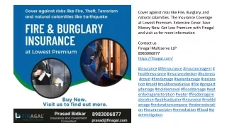 Fire, Burglary Insurance in Pune - All Insurance Services in Pune | FINAGAL