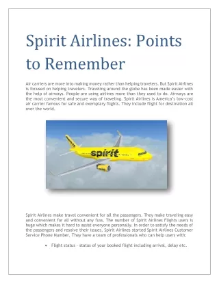 Spirit Airlines Everything You should Know Before Booking