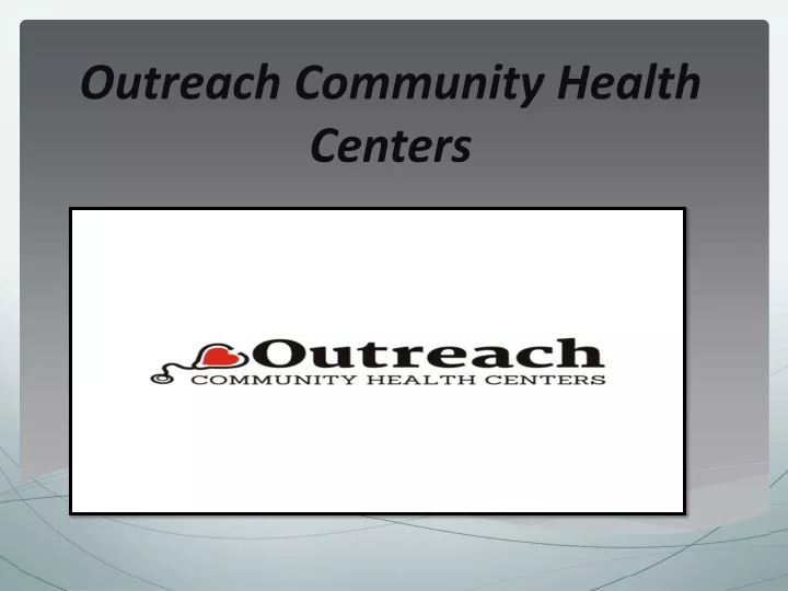 outreach community health centers