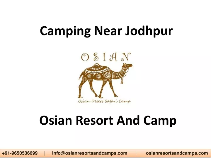 camping near jodhpur