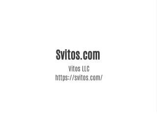 svitos com vitos llc https svitos com