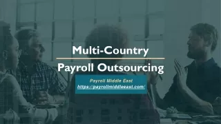 multi country payroll outsourcing