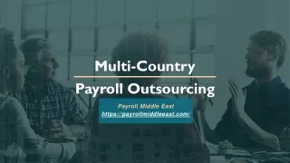 multi country payroll outsourcing