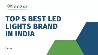 Top 5 Best LED Lights Brand in India
