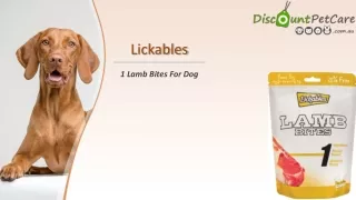 Lickables 1 Lamb Bites Dog Treats 100 Gms | DiscountPetCare