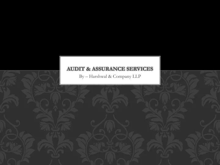 audit assurance services