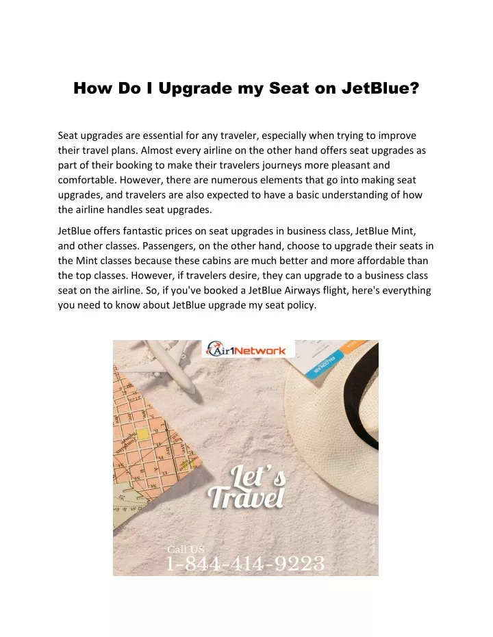 how do i upgrade my seat on jetblue