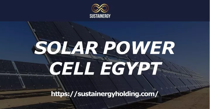 solar power cell egypt