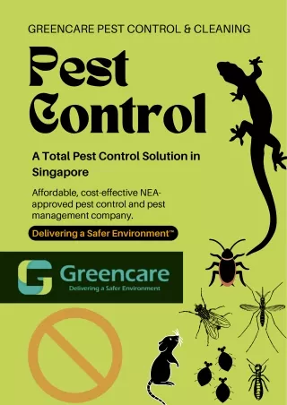 Best Pest Control Companies in Singapore – Greencare