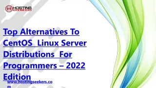 top alternatives to centos linux server