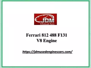 Ferrari 812 488 F131 V8 Engine | jdmusedenginescars.com