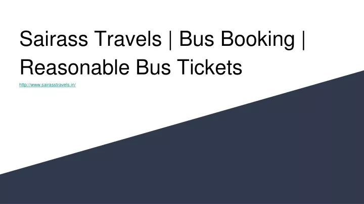 sairass travels bus booking reasonable bus tickets http www sairasstravels in
