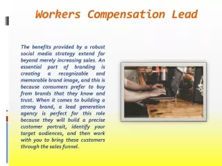 workers compensation lead