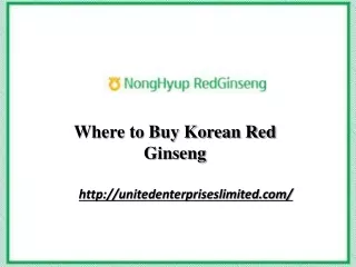 Where to Buy Korean Red Ginseng | koreanginseng.com.au