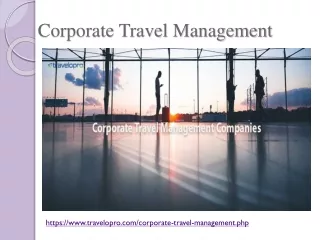 corporate travel management