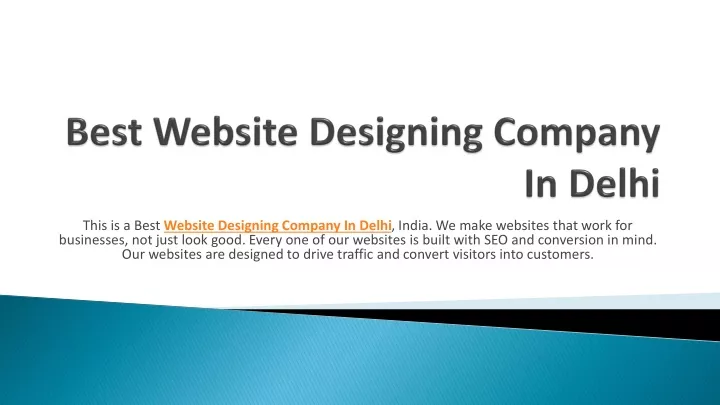 this is a best website designing company in delhi