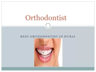 Orthodontist Dubai