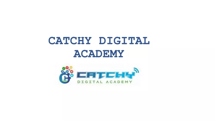 catchy digital academy