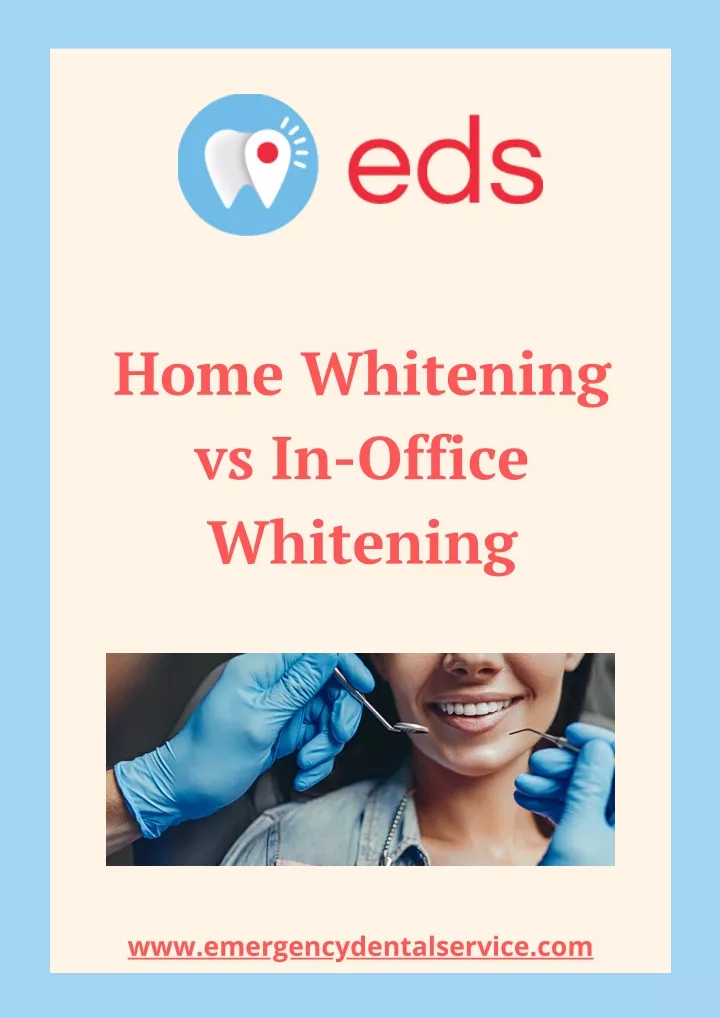 home whitening vs in office whitening