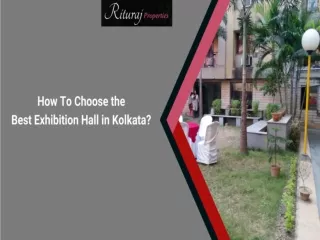 How To Choose the Best Exhibition Hall in Kolkata
