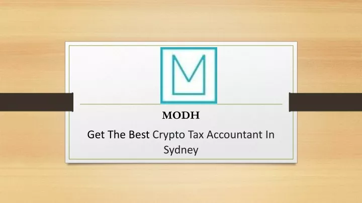 modh get the best crypto tax accountant in sydney