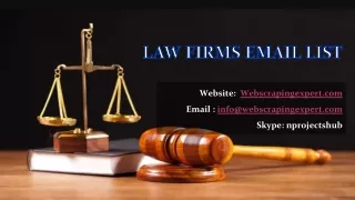 law firms email list