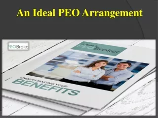 an ideal peo arrangement