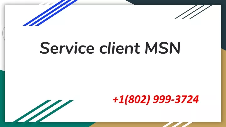 service client msn