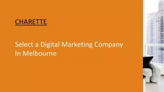 CHARETTE - Best Digital Marketing Company In Melbourne