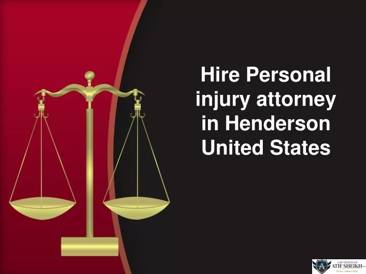 hire personal injury attorney in henderson united states