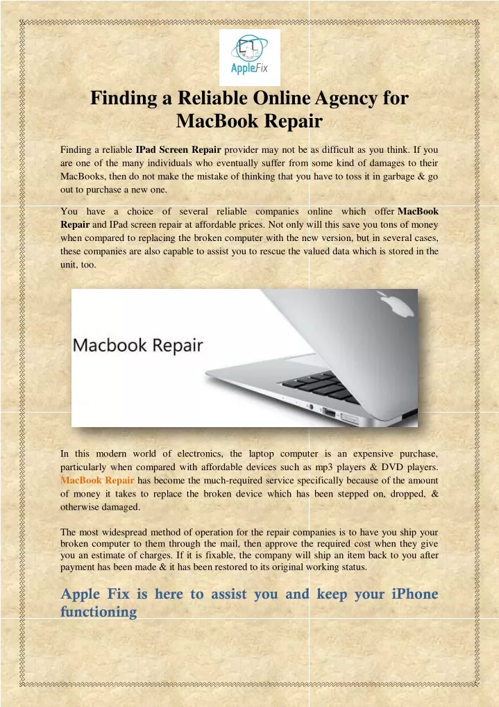 finding a reliable online agency for macbook