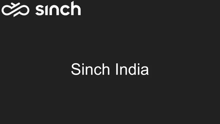 sinch india