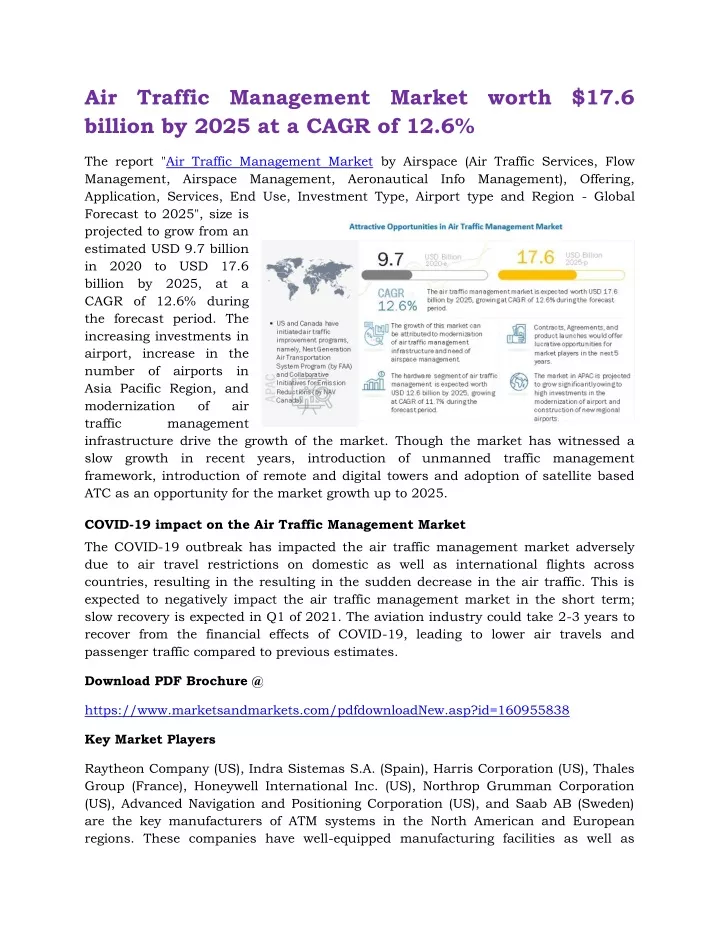 air traffic management market worth 17 6 billion