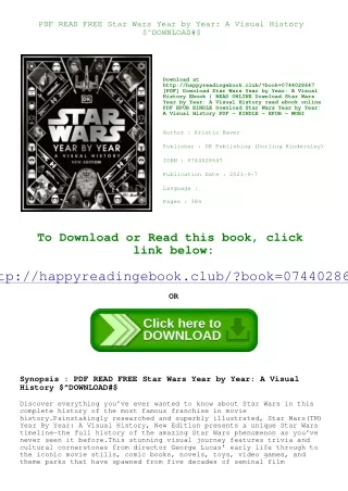 PDF READ FREE Star Wars Year by Year A Visual History $^DOWNLOAD#$