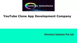 youtube clone app development company