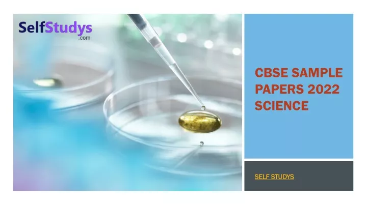 cbse sample papers 2022 science